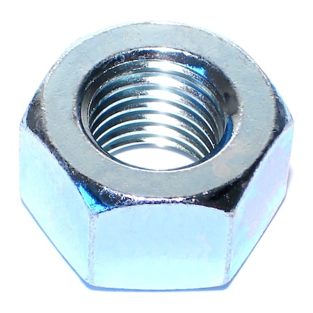 Midwest Fastener Heavy Hex Nut, 7/8"-9, Steel, Grade 5, Zinc Plated, 3 PK 32148